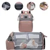 Baby Wickelrucksack mit Babybett - Große Wickeltasche Produktbild-Vorschau 4
