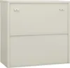 vidaXL Armadio per ufficio grigio chiaro 90x40x90 cm Anteprima dell’immagine prodotto 3
