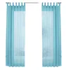 2er-Pack Gardinen Transparent Vorhang Set Wohnzimmer Voile Produktbild-Vorschau 2
