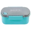 BACKUP Lunchbox Lunchpaket Brotdose Pausendose BLAU leicht Produktbild-Vorschau 3