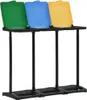vidaXL Supporto per cestino con coperchio 240-330 L PP Anteprima dell’immagine prodotto 1