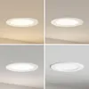 Prios LED-Einbaulampe Cadance, weiß, 17 cm, CCT, IP44 Produktbild-Vorschau 8