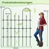 COSTWAY Treillis, 146 x 186 cm, pour plantes grimpantes, Voir les images du produit 3