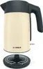 A cream and black Bosch electric kettle is shown with its base. Anteprima dell’immagine prodotto