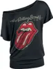 The Rolling Stones T-Shirt Damen Plastered Tongue schwarz L Produktbild-Vorschau 1
