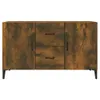 vidaXL Sideboard Räuchereiche 100x36x60 cm Holzwerkstoff Produktbild-Vorschau 5