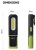 COB LED + SMD LED nabíjecí svítilna P4537, 330 lm, 1200 mAh Voir les images du produit