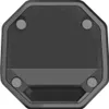 A top-down view of a black portable Bluetooth speaker. Náhľad obrázku produktu