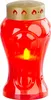 Grablicht MagicHome TG-26, mit LED-Kerze, für Grab, rot, 17 Produktbild-Vorschau 1