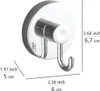 WENKO 2er Set Bad Haken ohne Bohren Garderobe Handtuch Produktbild-Vorschau 5