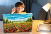 MuchoWow® Laptop Aufkleber Sticker Cover Malerei - Ölfarbe Produktbild-Vorschau 3