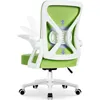 A green and white ergonomic office chair shown from the back. Produktbild-Vorschau