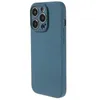 A dark blue phone case for an iPhone 13 Pro is shown against a white background. Produktbild-Vorschau