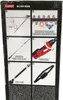 A collage of images showing features of a hedge trimmer. Náhled obrázku produktu