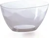 A clear, studio shot of a transparent bowl on a white background. Anteprima dell’immagine prodotto