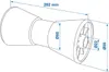 4 x Kielrolle für Bootstrailer – 200mm Länge, Bohrung 22mm, Produktbild-Vorschau 3