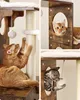 FEANDREA Kratzbaum, 2-in-1 mit Katzenklo, abnehmbaren, Produktbild-Vorschau 6