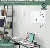 lavagna magnetica bremermann in metallo, scrivibile, Anteprima dell’immagine prodotto 3