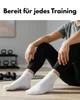 kurze Sportsocken Herren Damen Tennissocken Quarter mit Produktbild-Vorschau 5