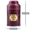 com-four® 4x Teedose aus Metall mit Deckel, Vorratsdose für Produktbild-Vorschau 6