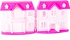 Maison de poupées rose avec meubles, lumières et sons - Voir les images du produit 2