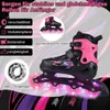 COSTWAY Rollschuhe Kinder, 4 Größen verstellbar, Inline Produktbild-Vorschau 5