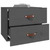 The Living Store Wand-Nachttisch Grau 50x36x40 cm Produktbild-Vorschau 5