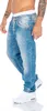 Cipo & Baxx Herren Regular Fit Jeans BJ595 Blau, W32/L34 Produktbild-Vorschau 2