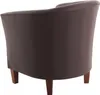 Max Winzer Sessel Livia - pigmentiertes Nappaleder braun - Produktbild-Vorschau 5