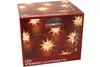 The image shows the retail packaging of a string of LED star-shaped lights. Produktbild-Vorschau
