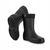 A pair of black women's sock boots are shown against a white background. Produktbild-Vorschau