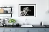MuchoWow® MuchoWow® Gerahmtes Poster Pferd - Dots - Schwarz Produktbild-Vorschau 4
