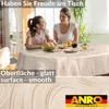 Tischdecke Organisch Abstrakt Beige Oval 160x140cm mit Produktbild-Vorschau 6