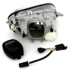 Rückansicht von Für Mercedes SLK R170 4/96- Scheinwerfer Klarglas Chrom + Frontblinker + Adapter mit Fokus auf Befestigungselemente Produktbild-Vorschau