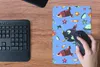 MuchoWow® Mauspad Mousepad Weltraum - Regenbogen - Ufo - Produktbild-Vorschau 4