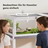 PawHut – drewniany domek dla żółwi z wybiegiem i głównym Podgląd zdjęcia produktu 6