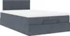 vidaXL Ottoman-lit avec matelas & LED gris foncé 120x200 cm Voir les images du produit 5