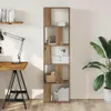 vidaXL Regál 5 políc Artisan dub 45x23,5x162,5 Materiál na Náhľad obrázku produktu 2