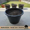 5 seaux de mortier BigDean, 90 litres, noirs, en plastique, Voir les images du produit 5