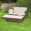Sofa ogrodowa z podnóżkiem i zestawem mebli ogrodowych z Podgląd zdjęcia produktu 3