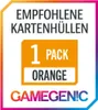 Marketing graphic for card sleeves. Produktbild-Vorschau