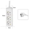 Hama 00030528, 3 AC-Ausgänge, 230 V, 50 Hz, 3500 W, Weiß, Produktbild-Vorschau 4