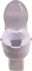 A white toilet seat riser is shown on top of a toilet. Náhled obrázku produktu