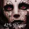 Kontaktlinsen Angelic Red 3 Monate, Halloween Zombie Vampir Produktbild-Vorschau 6