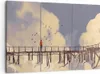 Bild auf Leinwand - Leinwandbild - Wolken Brücke Vögel Produktbild-Vorschau 1