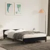 The Living Store Bettgestell mit Kopfteil Schwarz 120x190 Produktbild-Vorschau 4