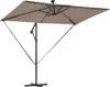 vidaXL Slnečník Taupe 294 x 200 x 270 cm Polyester a hliník Náhľad obrázku produktu 4