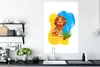 MuchoWow® Poster Löwe - Wasser - Dschungel 80x120 cm - Produktbild-Vorschau 3