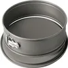 A round springform cake pan with a removable side and a flat bottom. Produktbild-Vorschau