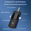 Wiederaufladbares kabelloses Lavalier-Mikrofon für Typ-C, Produktbild-Vorschau 5